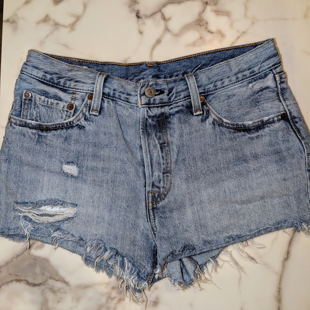 Levi's 501 Denim Blue Women's Shorts